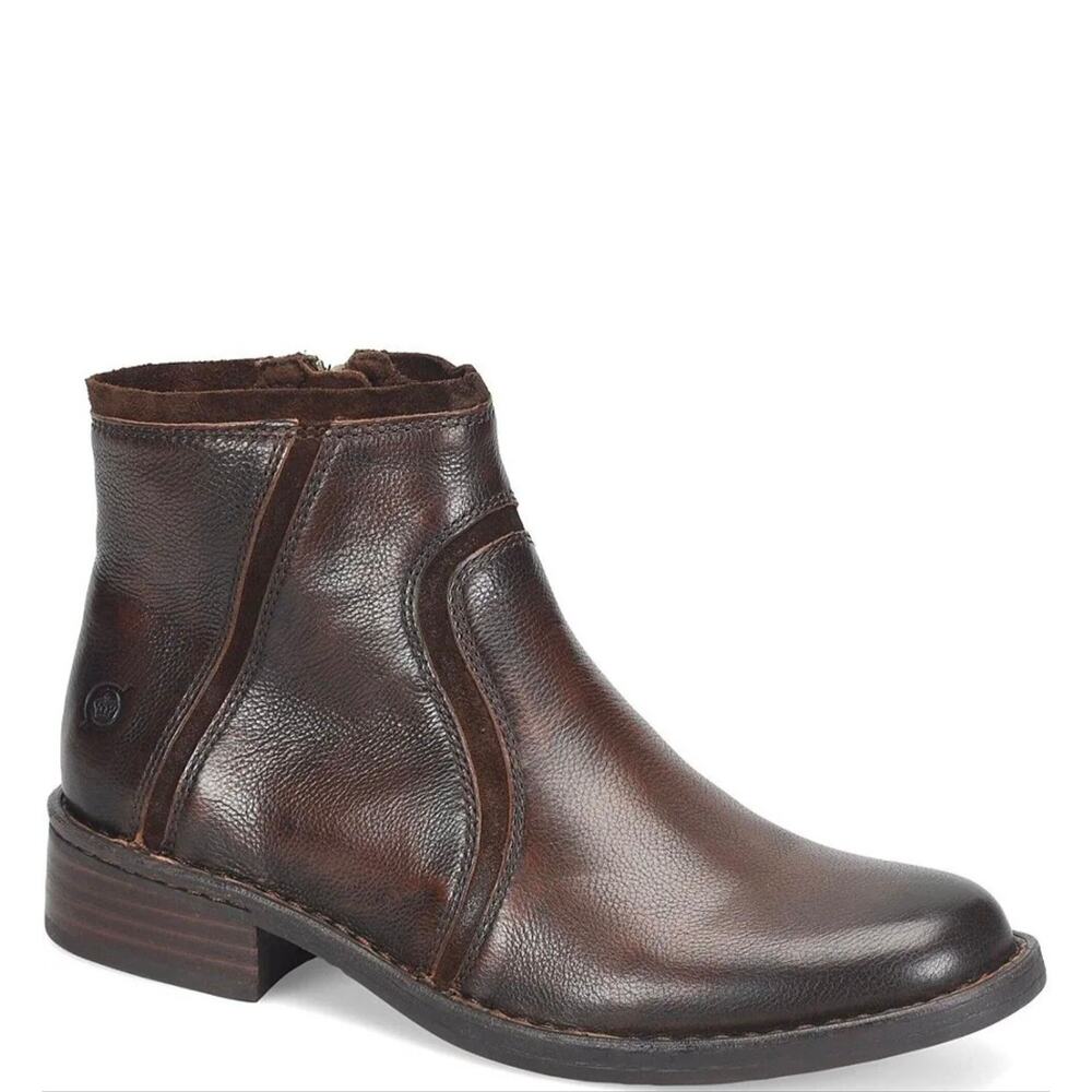 Born Cincy Women's Ankle‎ Boots Size 9M Leather Western Boho Comfort NIB - Picture 2 of 11